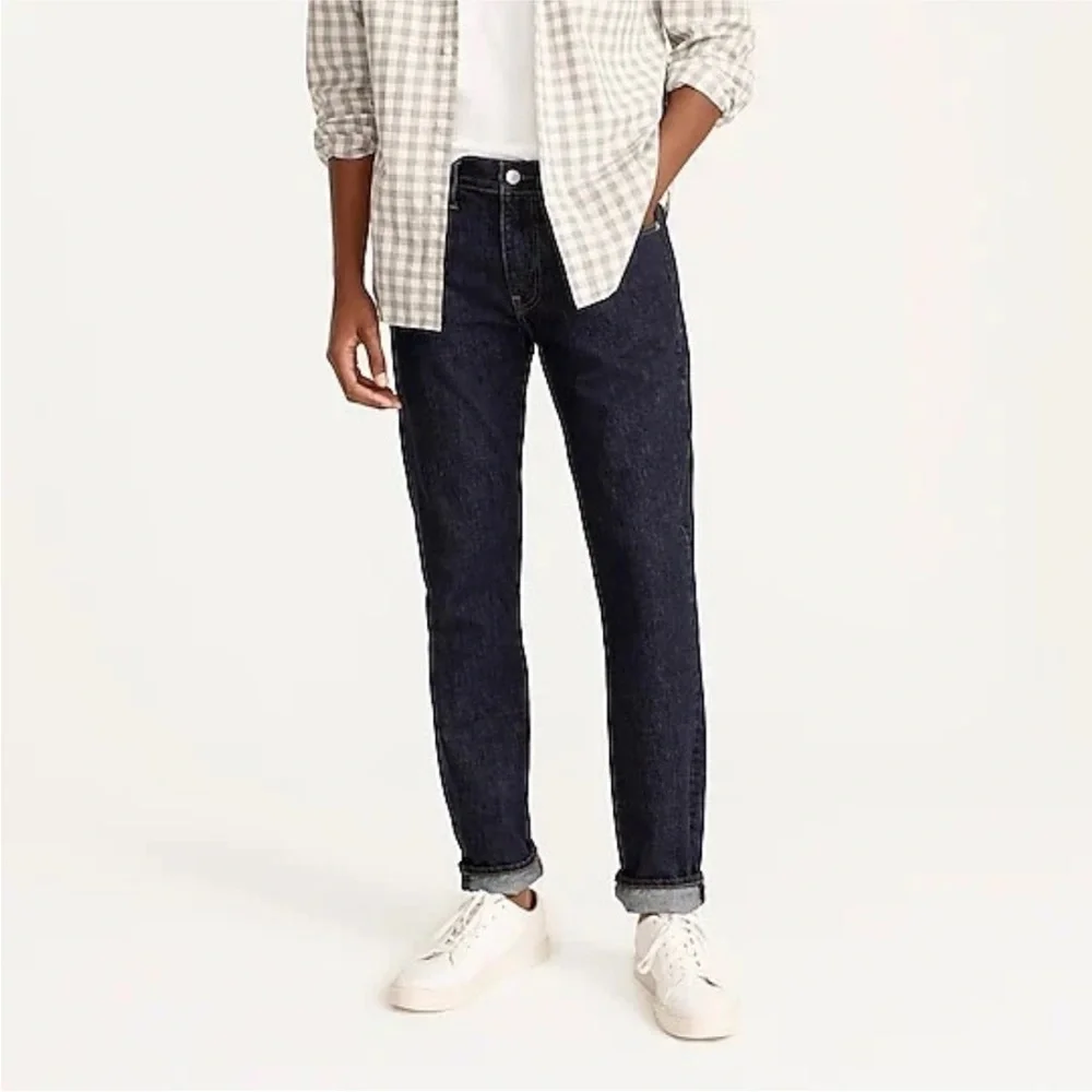 J CREW Mens 484 Slim-Fit Jeans in Resin-Rinse  AQ577 28x32 New with tags